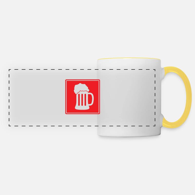 Thirst Extinguisher Beer - Panoramic Mug - white/yellow