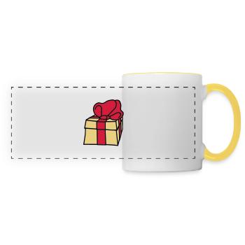 gift - Panoramic Mug - white/yellow - Front