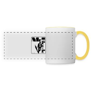 mr blond - Panoramic Mug - white/yellow - Front