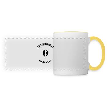Quebec - Panoramic Mug - white/yellow - Front