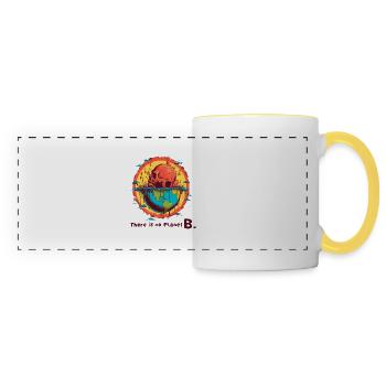 Earth Dying - Panoramic Mug - white/yellow - Front