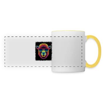 Anti Nuclear Power Birthday Quote Clip - Panoramic Mug - white/yellow - Front