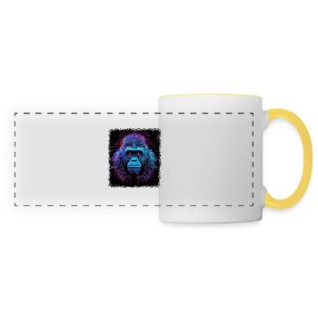 hippy joke birthday present idea present peace - Panoramatasse - Weiß/Gelb - Vorne