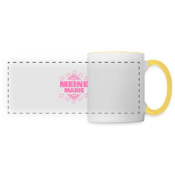Marie - Panoramatasse - Weiß/Gelb - Vorne