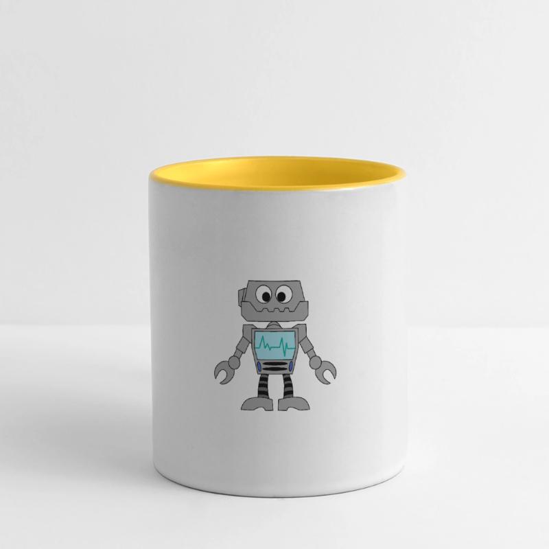 Robot Technology Computer Electronics Gift Idea Panoramic Mug