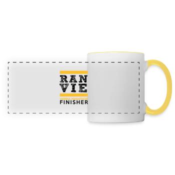 Wien Marathon Finisher - Panoramatasse - Weiß/Gelb - Vorne
