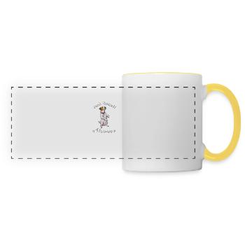 Jack Russell - Panoramic Mug - white/yellow - Front