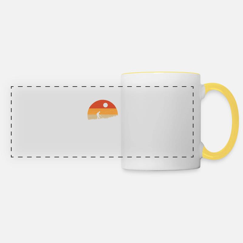 Sondeln Metal Detectorist - Panoramic Mug - white/yellow