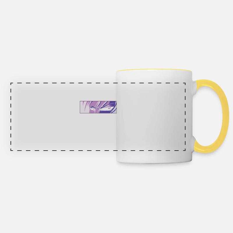It's Not Cartoons It's Anime Anime Lover Anime Boy - Panoramic Mug - white/yellow