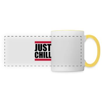Bar Just Chill Relax - Panoramic Mug - white/yellow - Front