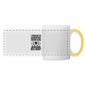 I have completed Software Engineering - Panoramic Mug - white/yellow - Front