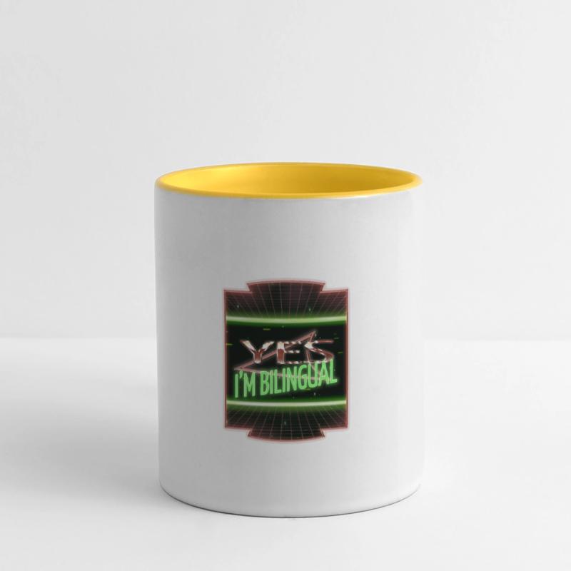 Hacking codeur anniversaire cadeau idée drôle d’ordinateur Mug panoramique contrasté et blanc