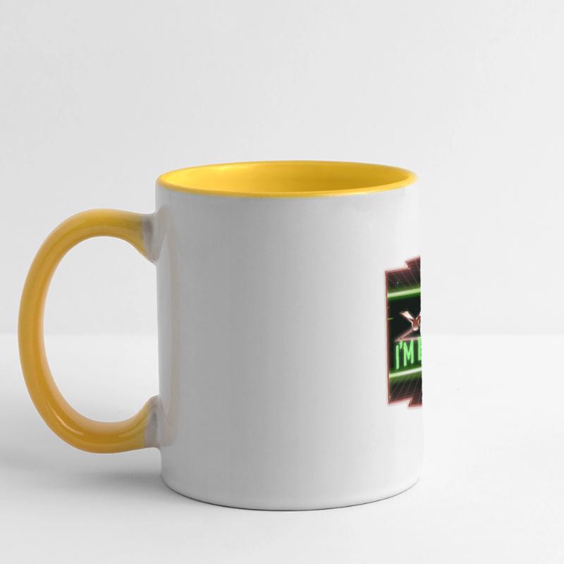 Hacking codeur anniversaire cadeau idée drôle d’ordinateur Mug panoramique contrasté et blanc