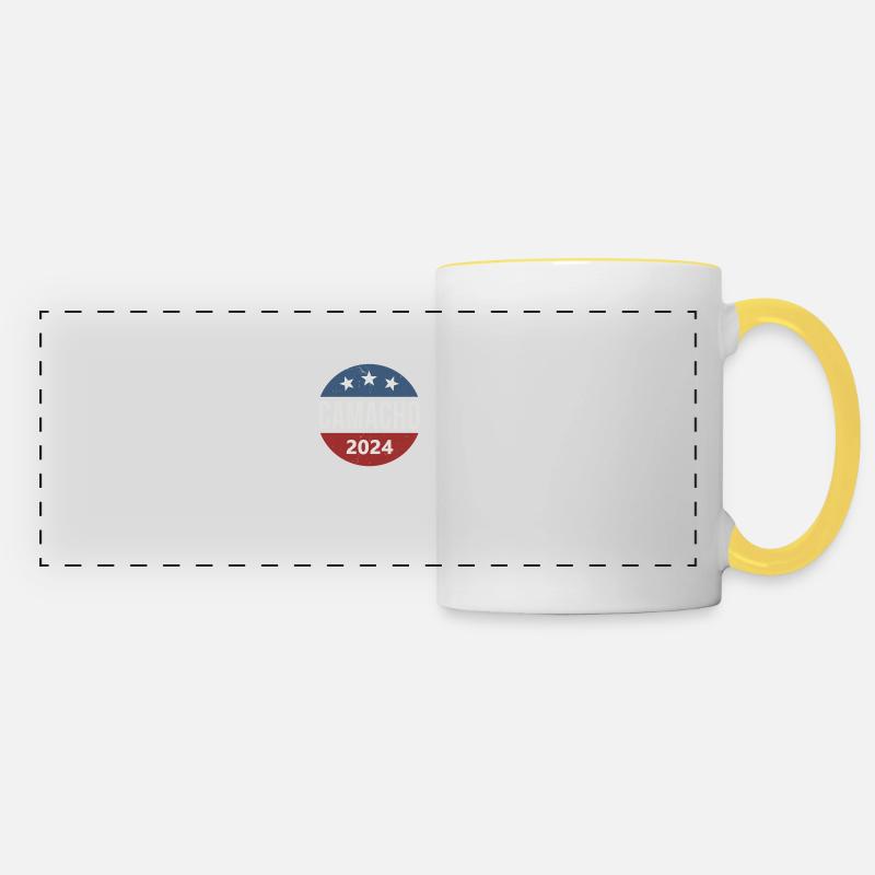 Camacho for President 2024 - Panoramic Mug - white/yellow