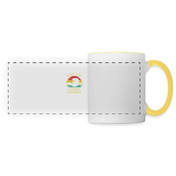 Manatee - Panoramic Mug - white/yellow - Front