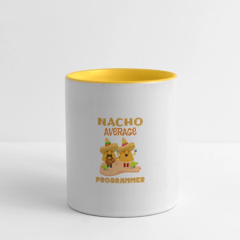Nacho Durchschnittliche Codierung Lustiger Programmierer Humor Witz Spruch Panoramatasse