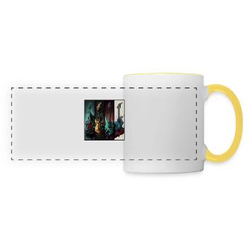 Rock lets - Panoramic Mug - white/yellow - Front