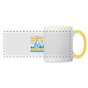 THE AMUSEMENT PARK INVENTION THE MUSEUM OUR WORST - Panoramic Mug - white/yellow - Front