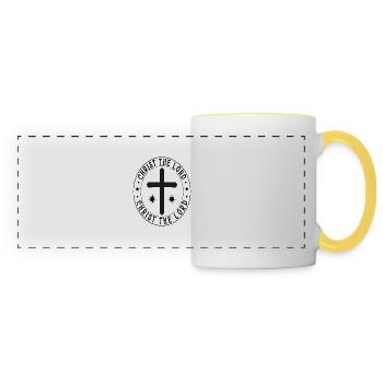 Christ the Lord - Panoramic Mug - white/yellow - Front