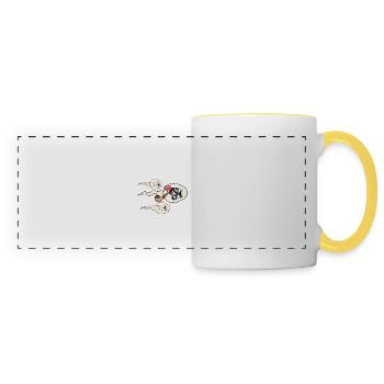 1987 Birthday 37 years old - Panoramic Mug - white/yellow - Front