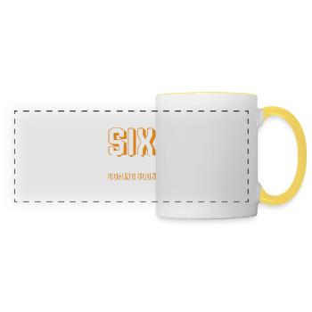 Six Pack Coming Soon 64 - Panoramatasse - Weiß/Gelb - Vorne