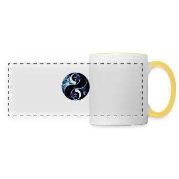 Yin Yang - Panoramic Mug - white/yellow - Front