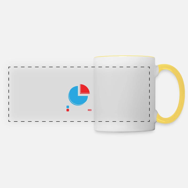 Is it a great Day for archery - Panoramic Mug - white/yellow