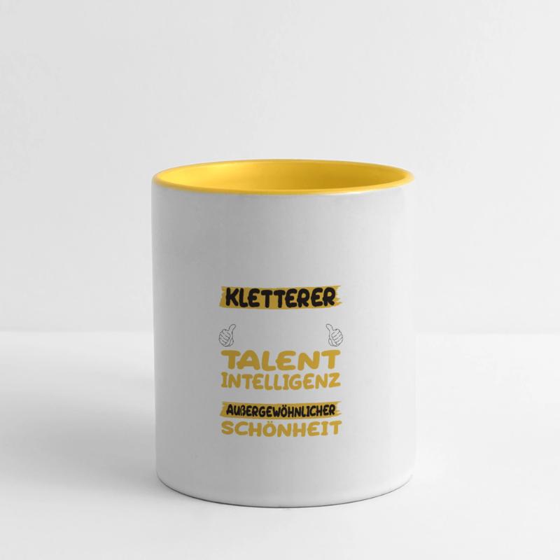 Kletterer ein Paradebeispiel Klettern Panoramatasse
