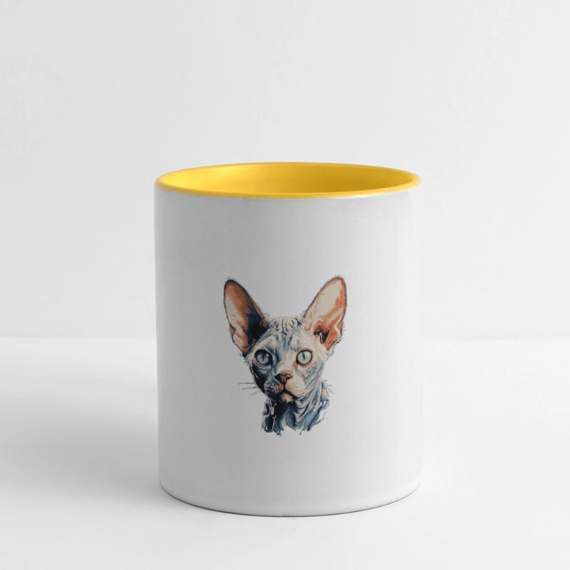 Devon Rex Kitten Devon Rex Cat Panoramic Mug