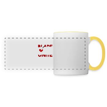 Blade Lover Unite - Panoramic Mug - white/yellow - Front