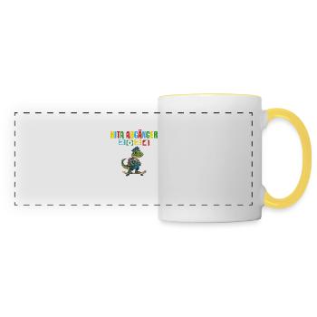 Daycare Leavers 2024 School Enrollment 2024 - Panoramic Mug - white/yellow - Front