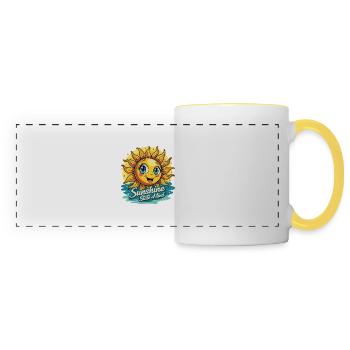 SUNSHINE STATE OF MIND - Panoramic Mug - white/yellow - Front