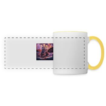 Otter - Panoramic Mug - white/yellow - Front