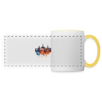 Land van Cuijk - Panoramic Mug - white/yellow - Front