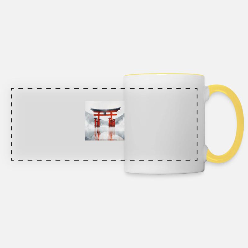Japan - Panoramic Mug - white/yellow