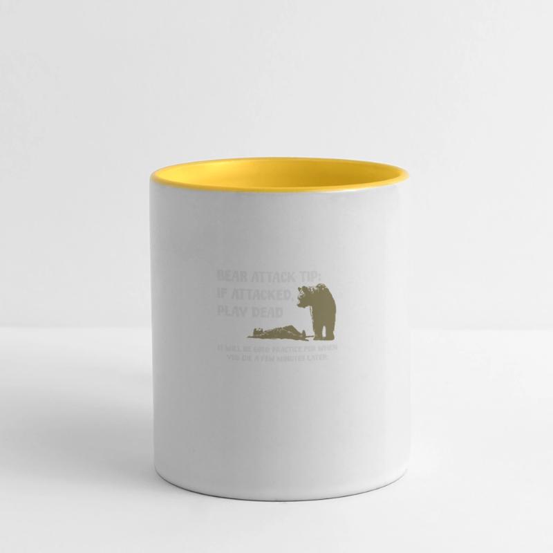 Bear Attack Tip: Feign Death for Attack Panoramic Mug