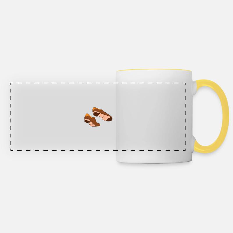 Tap Dance Tap Dancing Tap Dancer - Panoramic Mug - white/yellow