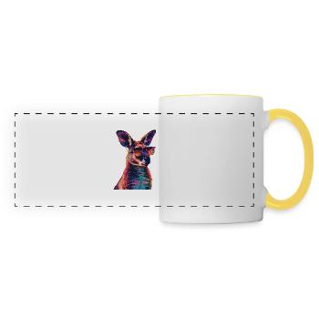 Wallaby - Panoramatasse - Weiß/Gelb - Vorne