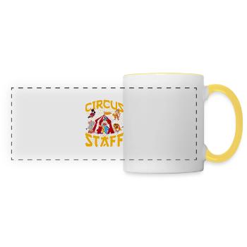 Circus Staff - Panoramic Mug - white/yellow - Front
