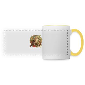 Rossignols Rossignol - Mug panoramique contrasté et blanc - blanc/jaune - Devant