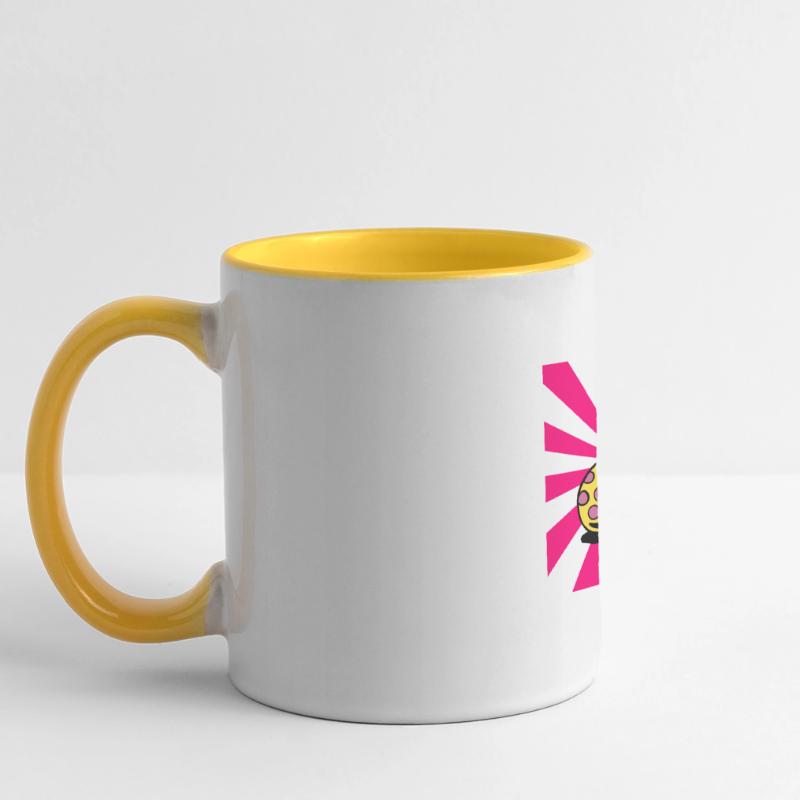 Retro Easter Easter Eggs Chick Kids Child Panoramic Mug