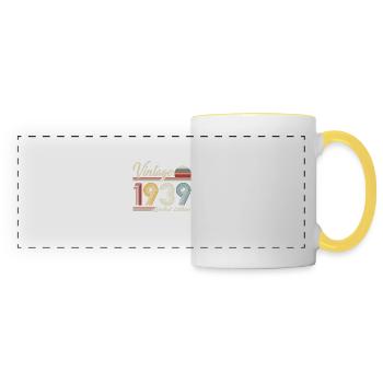 1939 Vintage Retro Geburtstagsgeschenk - Panoramatasse - Weiß/Gelb - Vorne