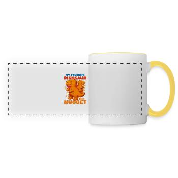 Chicken Nugget - Panoramatasse - Weiß/Gelb - Vorne