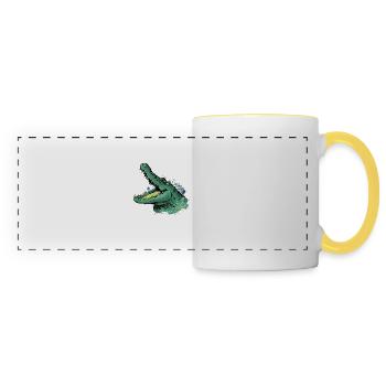 KOKoDriLiTo Kutuxa - Panoramic Mug - white/yellow - Front