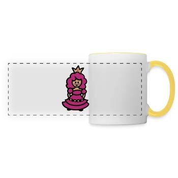 Princess - Panoramic Mug - white/yellow - Front