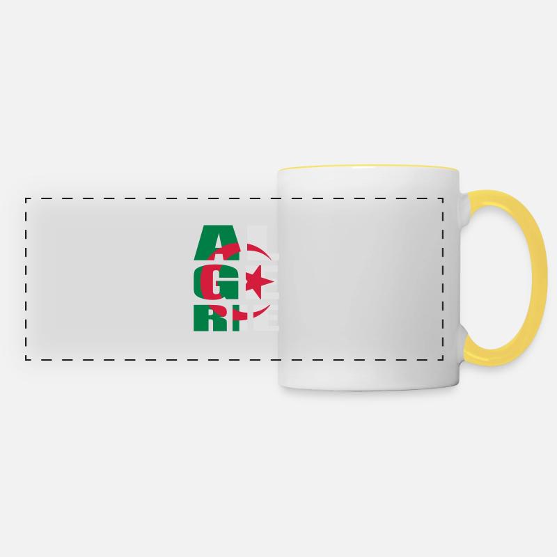 algeria - Panoramatasse - Weiß/Gelb