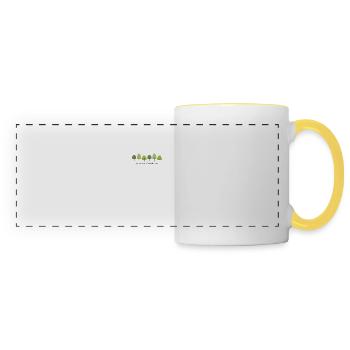 Tree Hugger - Panoramic Mug - white/yellow - Front