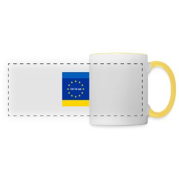 Ukraine - Panoramic Mug - white/yellow - Front