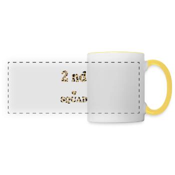 Leopard 2nd Grade Teacher Gifts - Panoramic Mug - white/yellow - Front