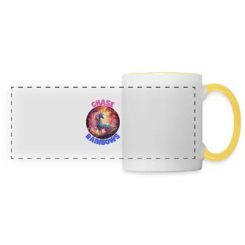 Unicorn5 - Panoramic Mug - white/yellow - Front